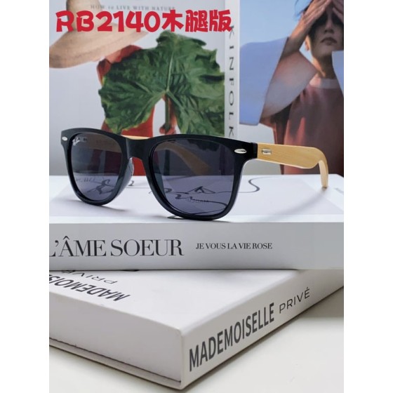 Ray-Ban RB2140 Wayfarer Sunglasses (Wood Temples)